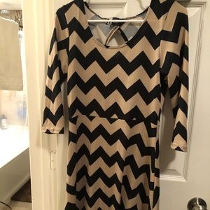 Vibe Chevron Dress
